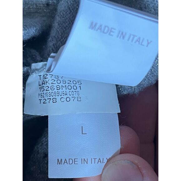 BRUNELLO CUCINELLI Gray Cashmere Relaxed Lounge Jogger Pants Women's Size Large - Picture 3 of 8